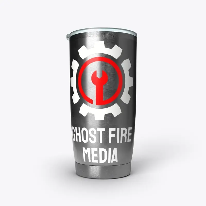 Ghost Fire - White And Red Logo