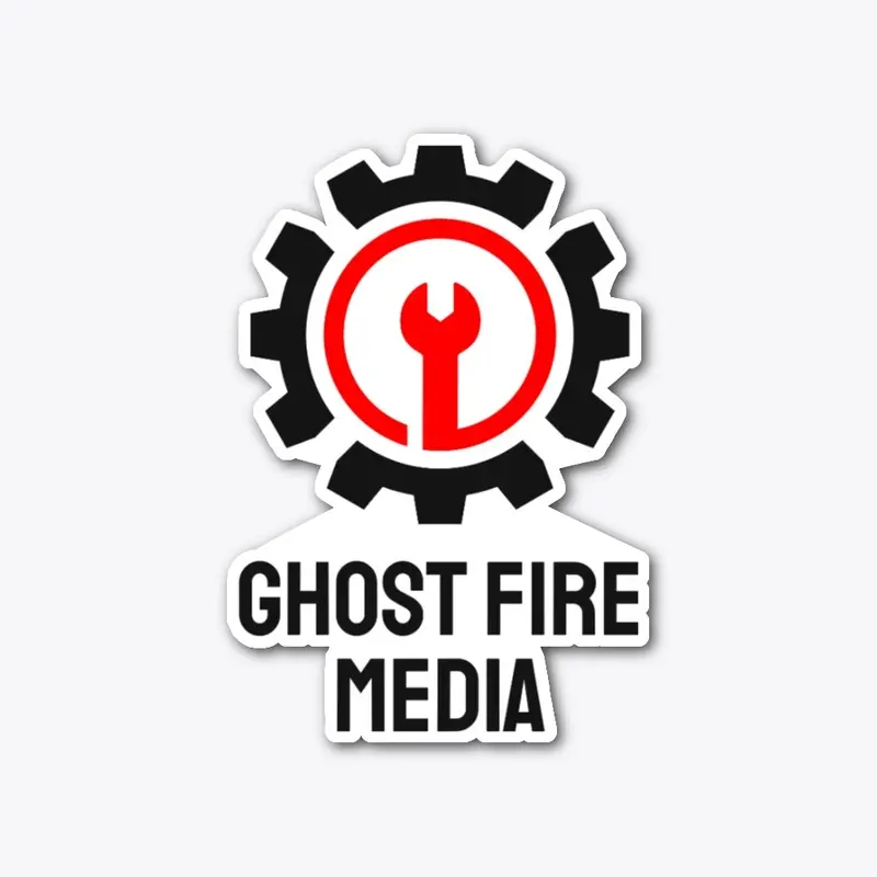 Ghost Fire - White And Red Logo